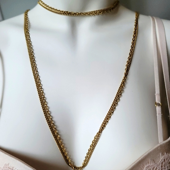 Fashion Gold Color Necklace 108" - Picture 6 of 8